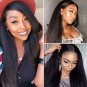 Kinky Straight Wig 13*4 Lace Front Human Hair Remy Yaki - Straight Hair Wigs