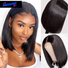 Short Bob Bone Straight Human Hair Straight Hair Wigs