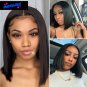 Short Bob Bone Straight Human Hair Straight Hair Wigs
