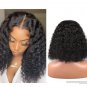 Peruvian Water Wave Human Hair Bob Wigs - T Part