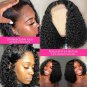 Short Curly Bob Wig Water Wave Human Hair Wigs