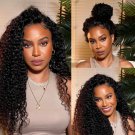 Water Wave Wigs - Curly Hair - Lace Frontal Wig With Kinky Edges - Breathable
