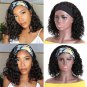 Water Wave Remy Brazilian Human Hair Scarf Wig