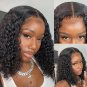 Short Curly Bob Lace Front Human Hair Deep Wave Wigs