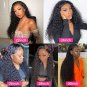 Deep Wave Frontal Wigs Closure - Human Hair Wigs