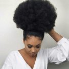 Kinky Hair Wigs - 10 inches, Afro Puff, Human Hair, Bun Drawstring Ponytail