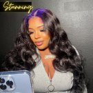 Spring Color Wigs Human Hair Orange Ombre HD Transparent Lace Frontal Wig