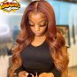 HD Lace Frontal Wigs - Chocolate Brown Body Wave Wigs - Human Hair - 5x5 HD Lace Closure