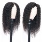 Curly Human Hair V Part Wigs - Brazilian - Remy Kinky Curly