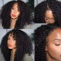 V Part Wigs - Kinky Curly - Human Hair - Glueless - No Leave Out - Small Cap