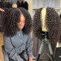 V Part Wigs - Kinky Curly - Human Hair - Glueless - No Leave Out - Small Cap