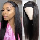 Headband Wigs - Straight Human Hair  - Glueless