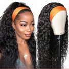Headband Wigs - Human Hair - Water Wave - No Glue No Sew In