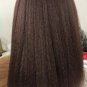 Afro Kinky Straight U Part Wigs - Natural Black Color Hair