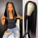 Straight Lace Human Hair - Remy Natural Long Black Lace Wig