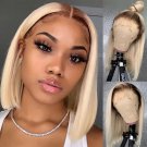 613 Blonde Wigs - Ombre Blonde Bob Lace Front Human Hair