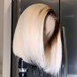 613 Blonde Wigs - Ombre Blonde Bob Lace Front Human Hair