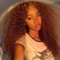 Rich Brown Wigs - Reddish Brown - Curly Lace Front Wig