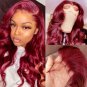 Burgundy Wigs - Lace Front Wig - Human Hair - Pre Plucked
