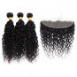 Water Wave Bundles With Closure Remy Human Hair - 3 Bundles With Closure