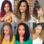 14 Inch 6 Packs Boho Box Braids Crochet Hair with Curly Ends - Synthetic Braiding Hair