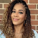 Goddess Box Braids Crochet Hair With Curly Ends 14 Inch