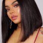 Ombre 1B/30 Bob Peruvian Straight Highlight 13x4 Lace Frontal Short Bob Wig