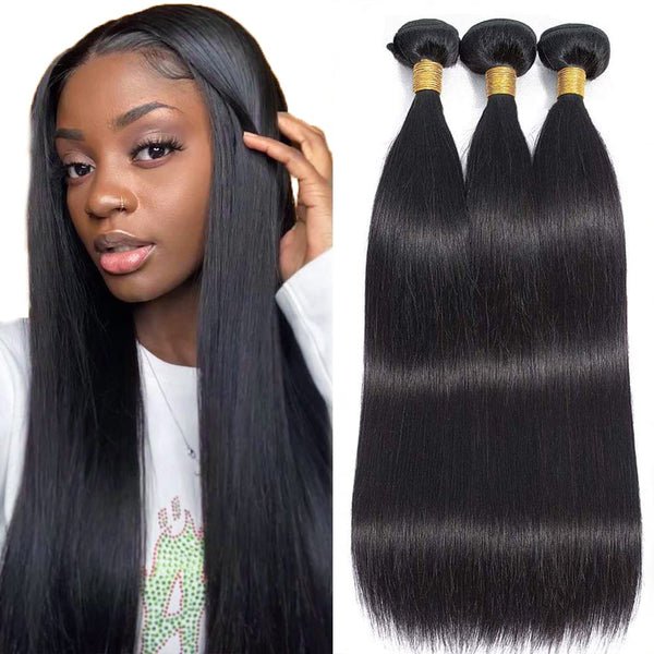 Indian Bundles Bone Straight Human Hair Bundles 100% Human Hair 1/3/4 Bundles