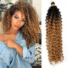 Synthetic Crochet Hair Braiding Hair Extensions Water Wave Braids Bundles