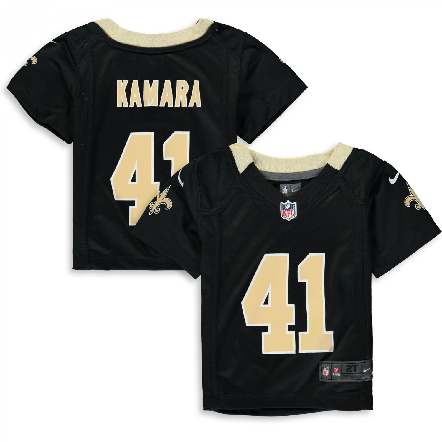 Alvin Kamara New Orleans SaintsToddler Game Jersey - Black