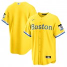 Boston Red SoxCity Connect Replica Jersey - Gold/Light Blue