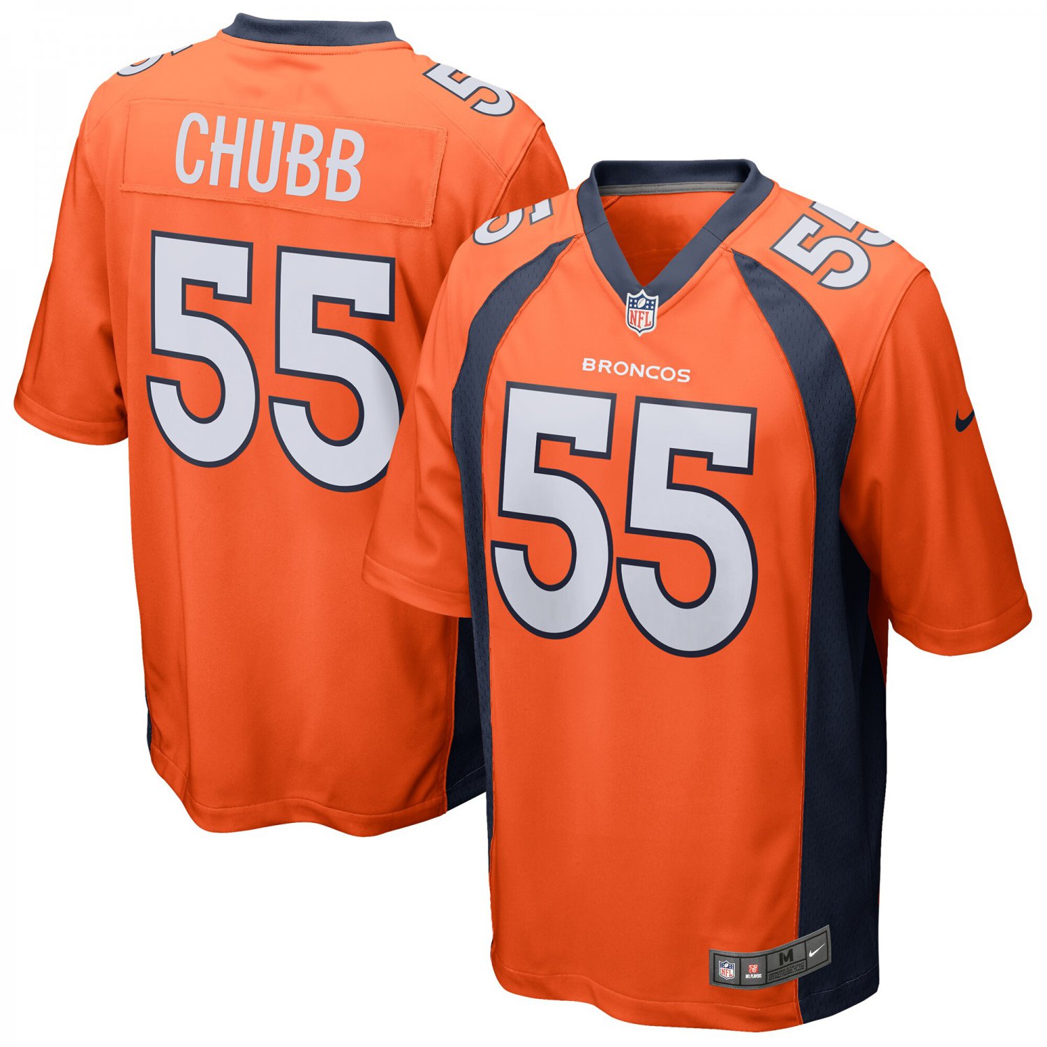 Bradley Chubb Denver BroncosGame Jersey - Orange