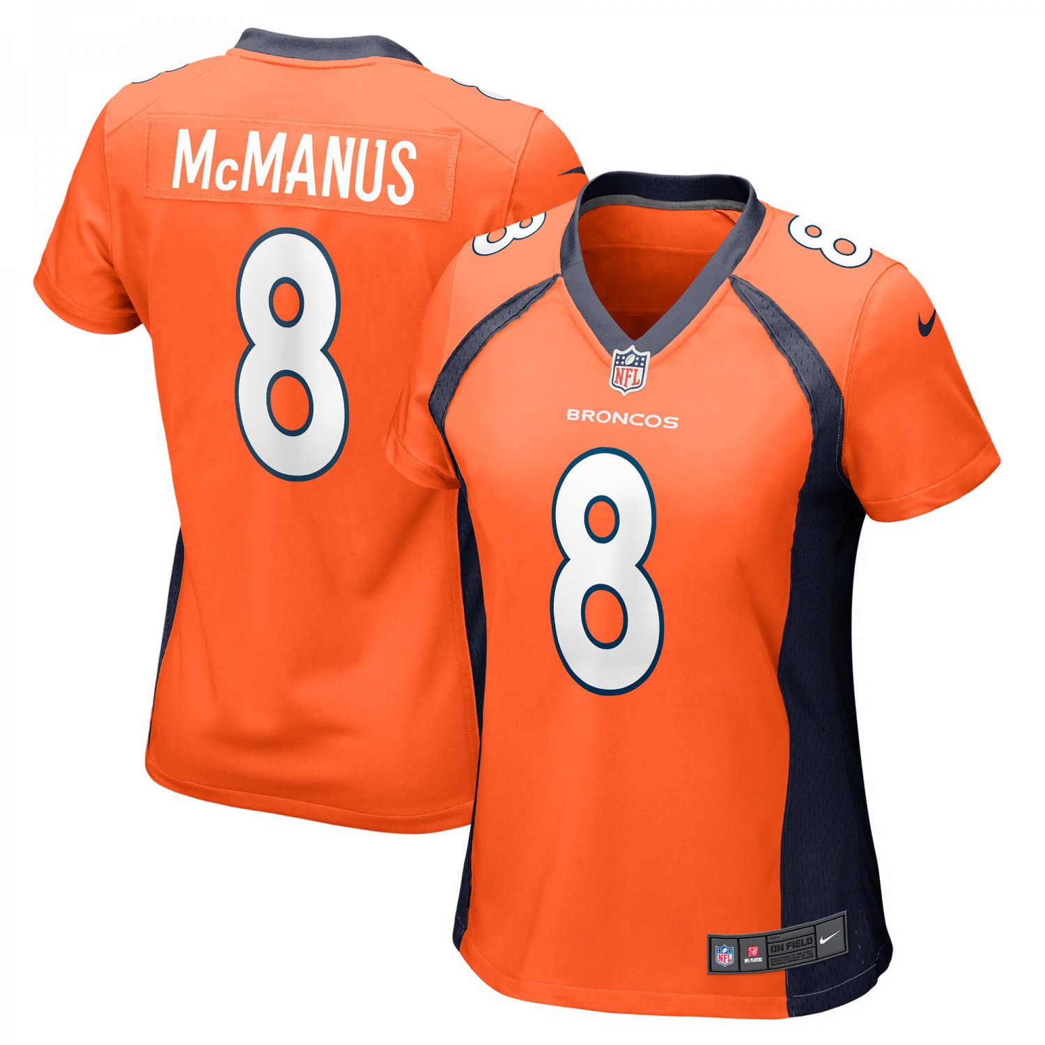 Brandon McManus Denver Broncos Women's Game Jersey - Orange