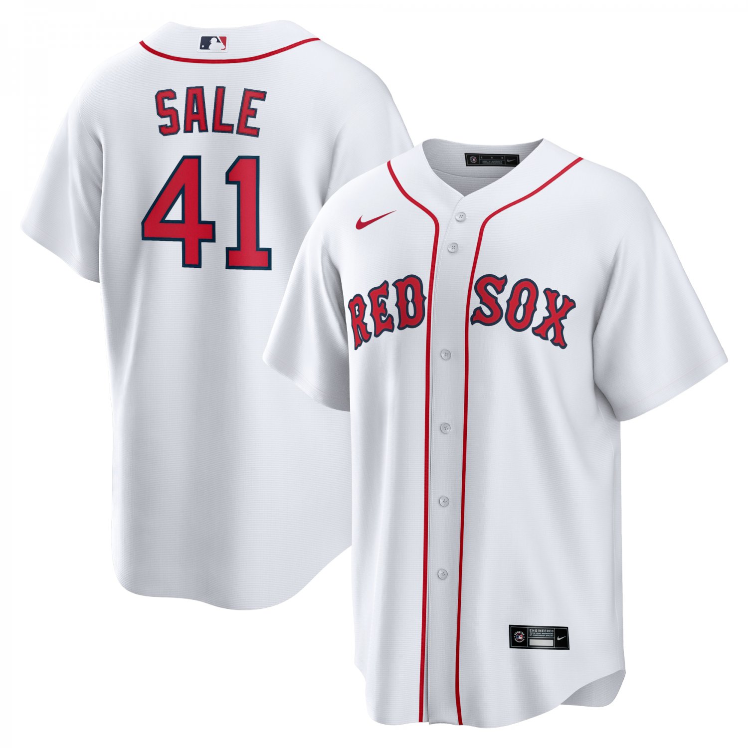 Chris Sale Boston Red SoxHome Replica Player Name Jersey - White