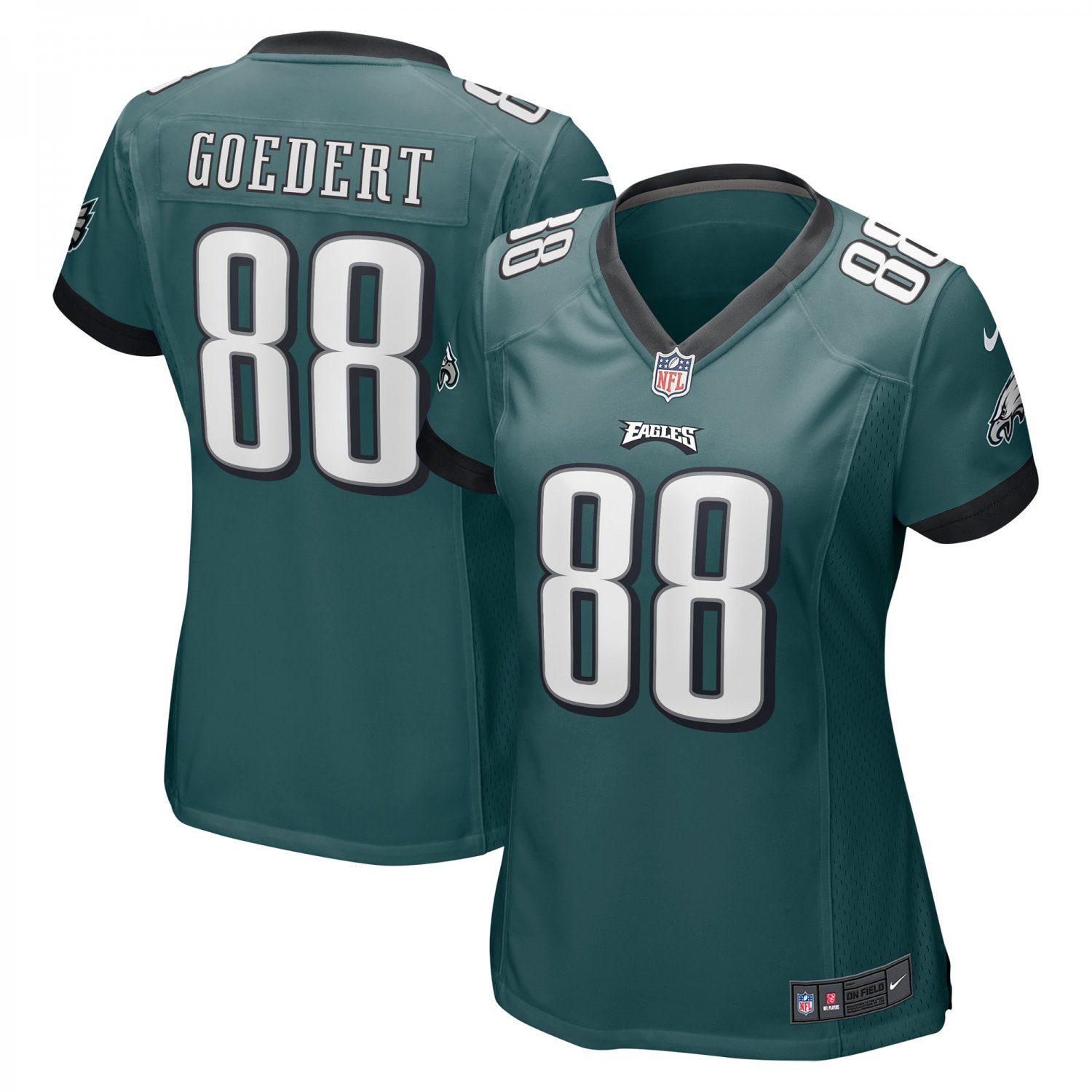 Dallas Goedert Philadelphia Eagles Women's Game Jersey - Midnight Green