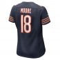 David Moore Chicago Bears Women's Game Player Jersey - Navy