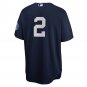 Derek Jeter New York Yankees2020 Hall of Fame Induction Alternate Replica Player Jersey - Navy