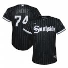 Eloy Jimenez Chicago White SoxYouth City Connect Replica Player Jersey - Black