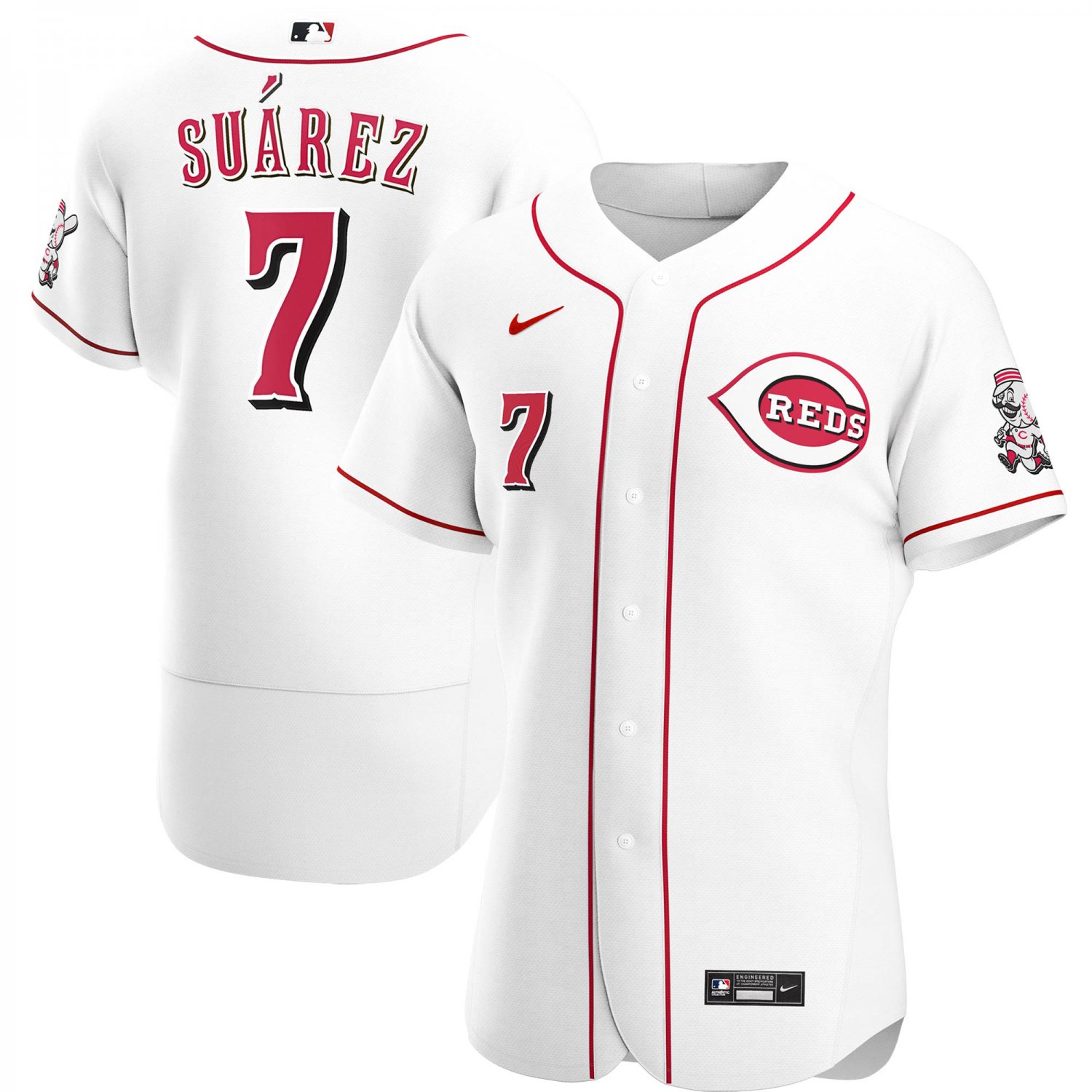 Eugenio Suarez Cincinnati RedsHome Authentic Player Jersey - White