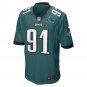 Fletcher Cox Philadelphia EaglesSuper Bowl LVII Patch Game Jersey - Midnight Green