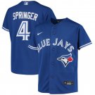 George Springer Toronto Blue JaysYouth Alternate Replica Player Jersey - Royal