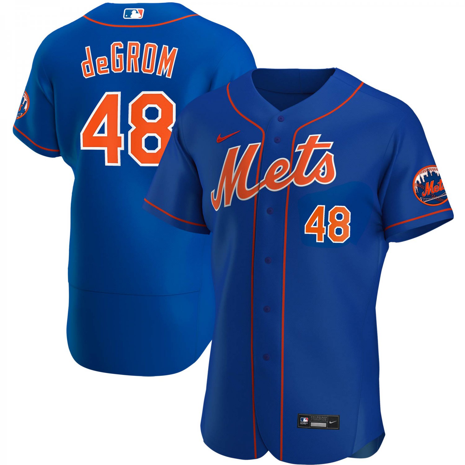 Jacob deGrom New York MetsAlternate Authentic Player Jersey - Royal