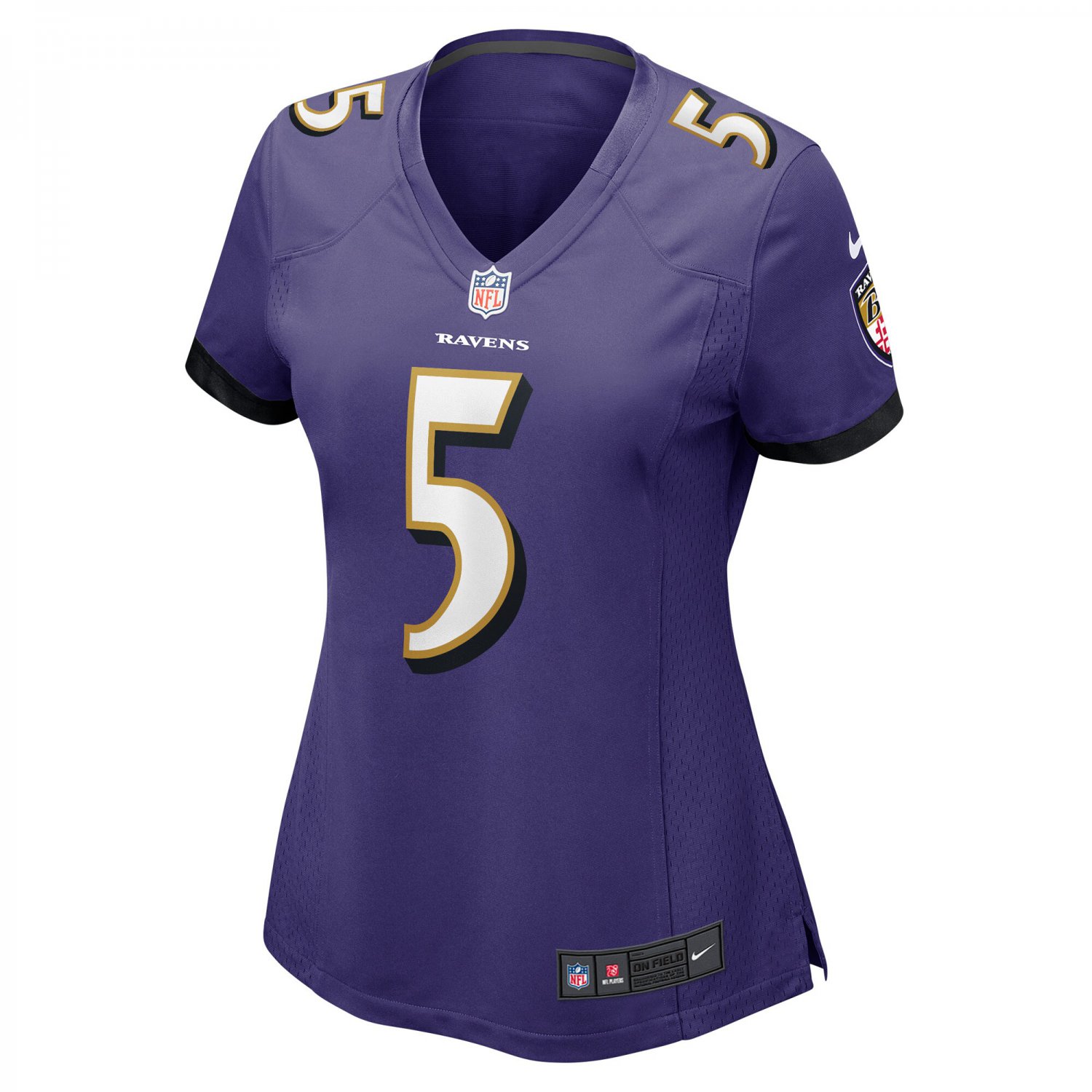 Jalyn Armour-Davis Baltimore Ravens Women's Game Player Jersey - Purple