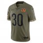 Jessie Bates III Cincinnati Bengals2022 Salute To Service Limited Jersey - Olive