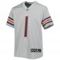 Justin Fields Chicago BearsYouth Inverted Game Jersey - Gray