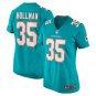 Ka'Dar Hollman Miami Dolphins Women's Home Game Player Jersey - Aqua