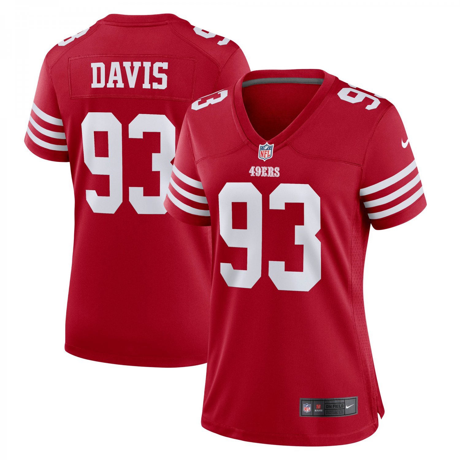 Kalia Davis San Francisco 49ers Women's Game Player Jersey - Scarlet