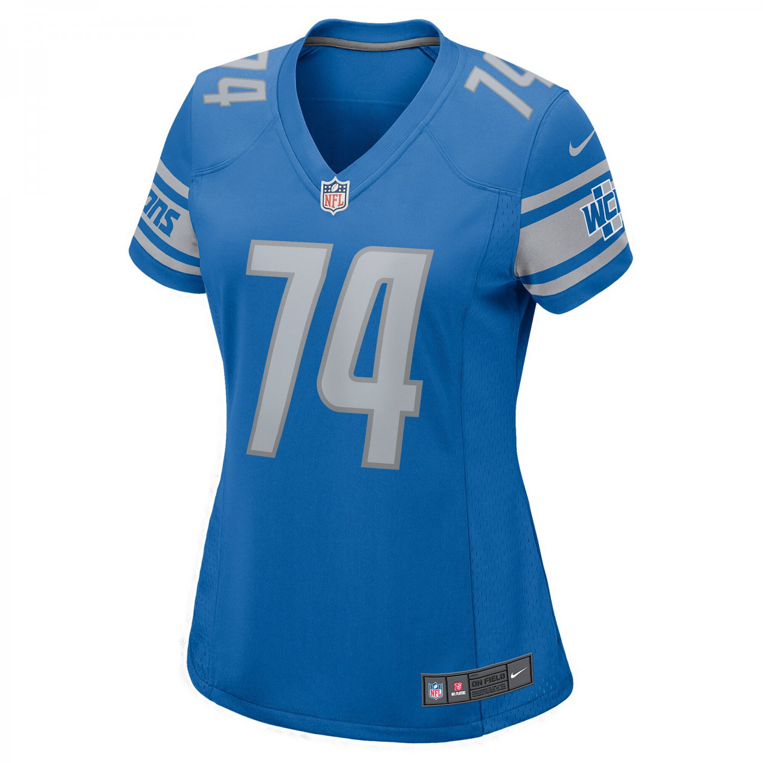 Kayode Awosika Detroit Lions Women's Home Game Player Jersey - Blue