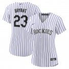 Kris Bryant Colorado Rockies Women's Replica Player Jersey - White/Purple