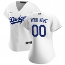 Los Angeles Dodgers Women's Home Replica Custom Jersey - White